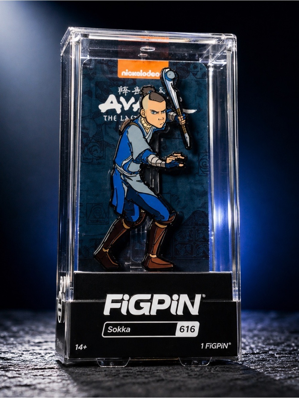 FiGPiN Sokka #616 Avatar The Last Airbender Nickelodeon Enamel Pin NEW